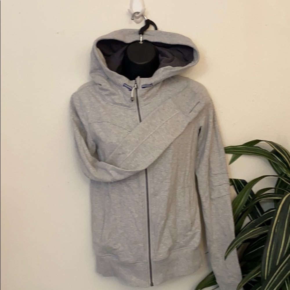 Lululemon 4 Scuba hoodie Light Grey